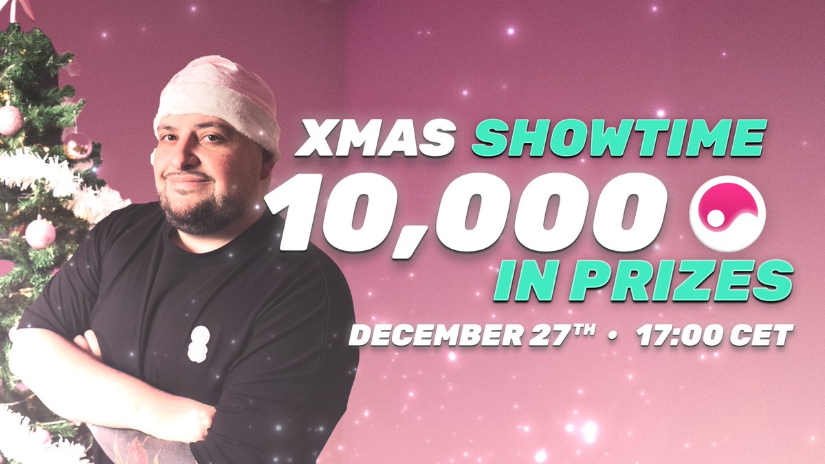 CyberTitans (@cybertitansgame) on Twitter photo 🌟🎄 Xmas Showtime is here! 🎮✨
We're bringing the heat this holiday season with an epic tournament with <a href="/manutegaming/">Manute 🔜✈️ Varsovia</a>!
🏆 10,000 $ELIX in prizes up for grabs!
📅 December 27th
⏰ 17:00 CET
Gear up, strategize, and claim your spot in the spotlight! Will you rise as the 🌟🎄 Xmas Showtime is here! 🎮✨
We're bringing the heat this holiday season with an epic tournament with <a href="/manutegaming/">Manute 🔜✈️ Varsovia</a>!
🏆 10,000 $ELIX in prizes up for grabs!
📅 December 27th
⏰ 17:00 CET
Gear up, strategize, and claim your spot in the spotlight! Will you rise as the
