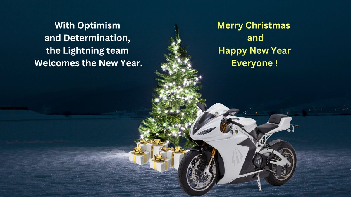 Best Wishes from the Lightning Team.

#Xmas #motorcycle #ElectricVehicles #lightningmotorcycle #ridethelightning