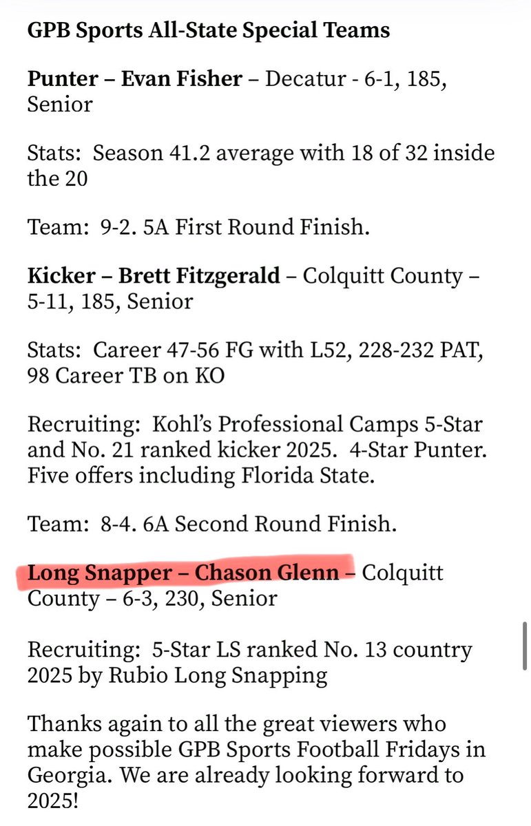 Chason Glenn tweet media