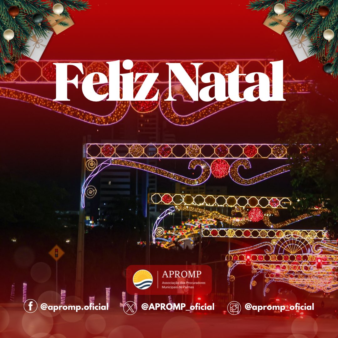 Natal é tempo de celebrar o amor, a fé e a esperança que nasceram com Jesus Cristo. 
🙏🏼
Que essa mensagem de luz renove nossos corações e inspire atos de justiça, união e solidariedade. 
🎊
A APROMP deseja um Feliz Natal a todos!