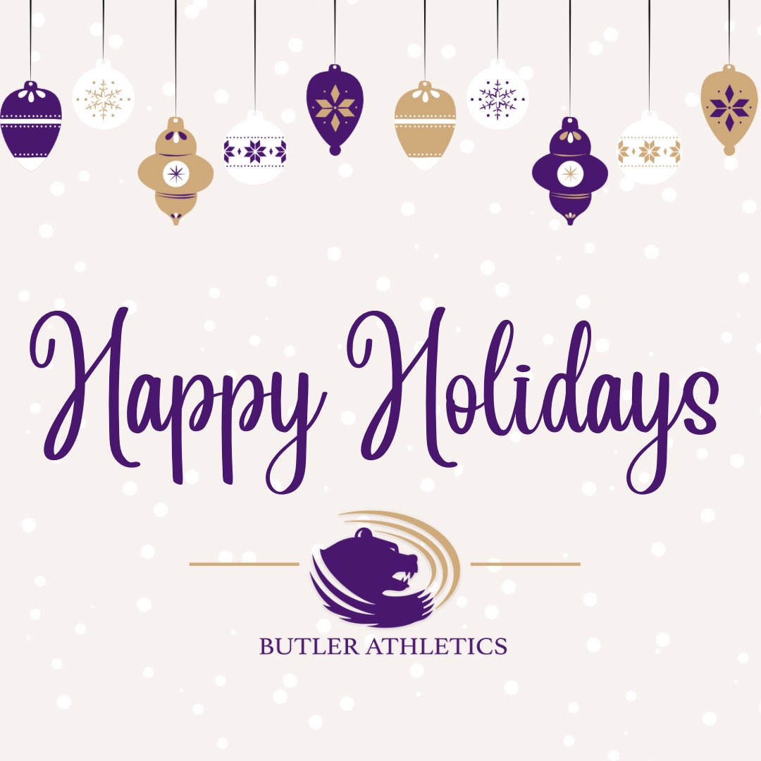 𝐇𝐀𝐏𝐏𝐘 𝐇𝐎𝐋𝐈𝐃𝐀𝐘𝐒

From all of us at Butler Athletics, we wish you a very Merry Christmas and a Happy New Year! The Grizzlies are ready to take on 2025! 🐻💜