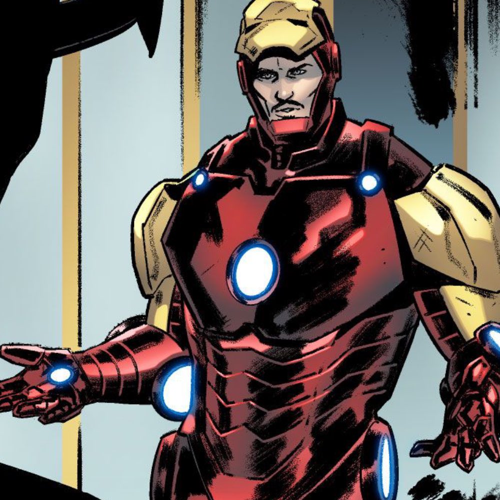 bestofironman's tweet image. tony stark in avengers united infinity comic (2023) #13