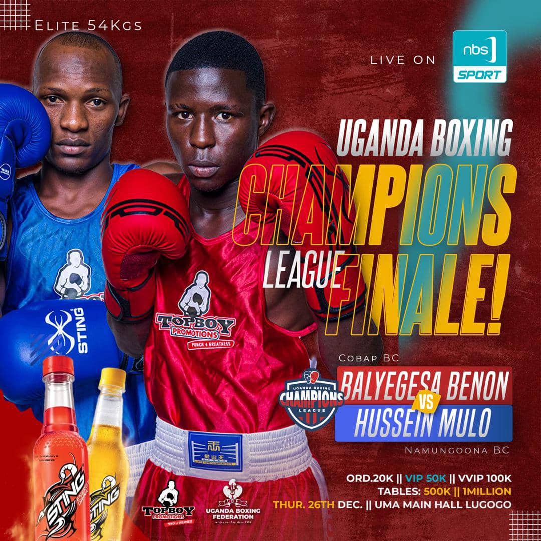 princess96755's tweet photo. The 26th December all roads lead to Lugogo Multipurpose Hall 😁
Anti its Uganda boxing champions league Finale .Don't miss out your favorite boxers from #cobapboxingclub https://t.co/byu1Wpxhc5