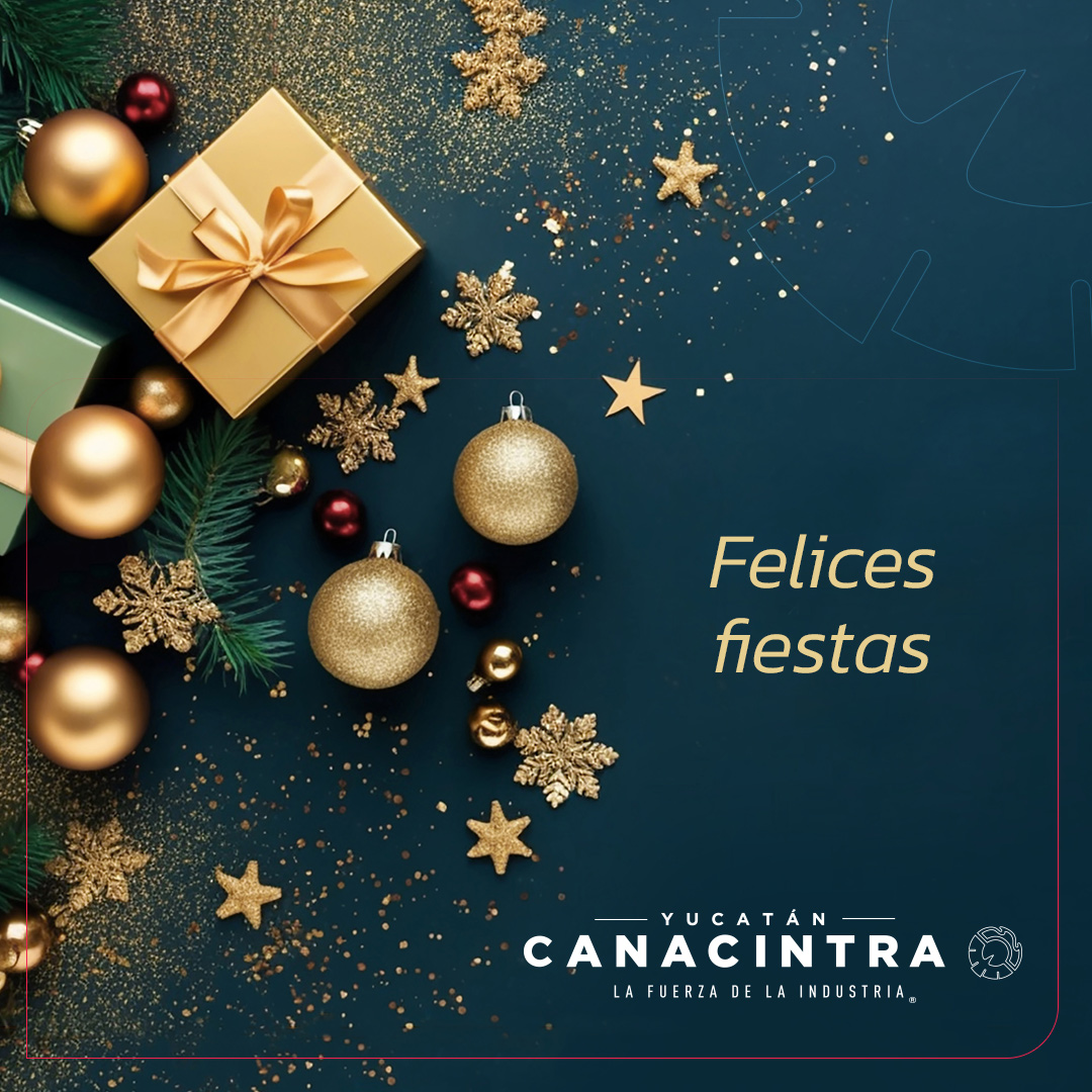 🎄✨ De parte de CANACINTRA Yucatán, deseamos a todos nuestros afiliados y a nuestra comunidad una ¡Feliz Navidad! 🎅
Gracias por confiar en nosotros y ser parte de esta gran familia industrial. 💚🎁
#FelizNavidad #CanacintraYucatán #IndustriaYucateca #NavidadEmpresarial