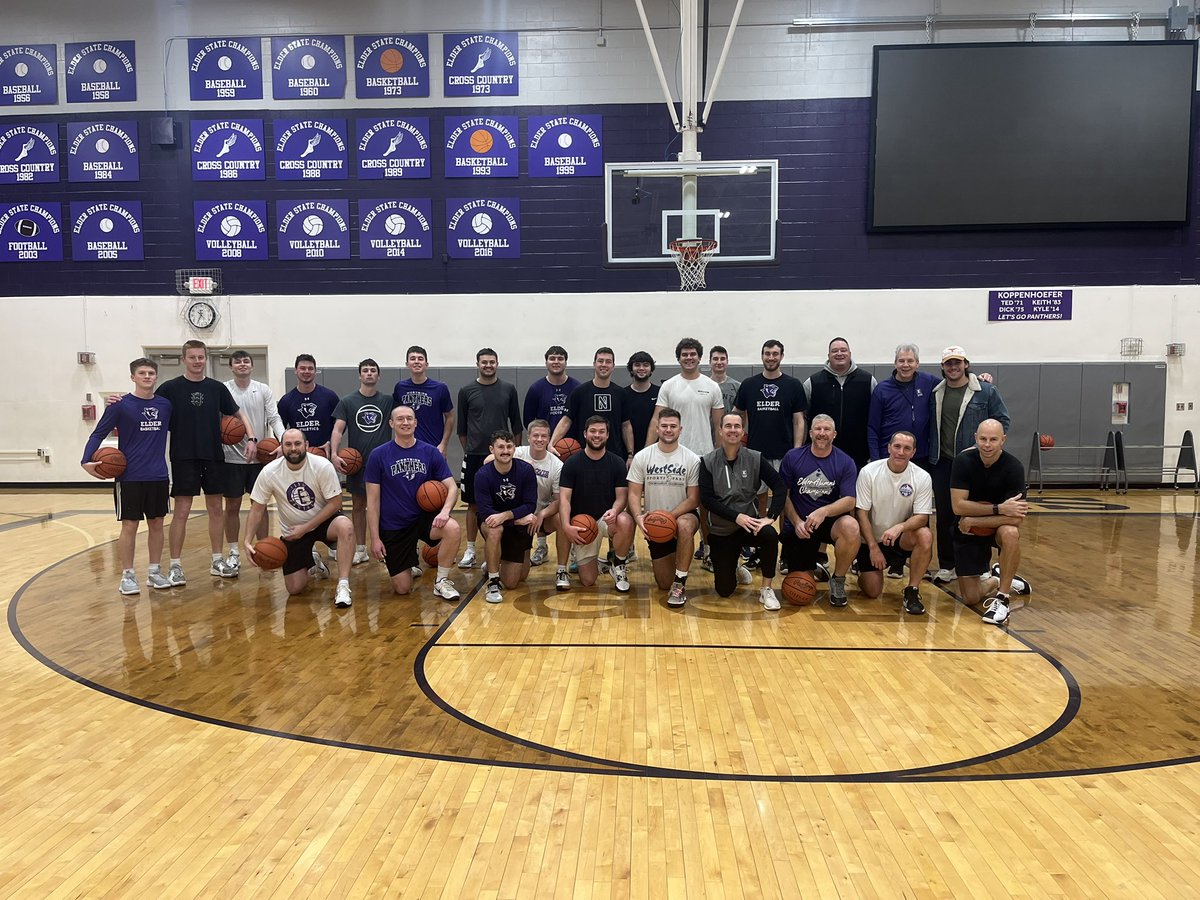 Another fantastic #elderbasketball alumni open gym. Thanks to everyone who came out. The motion offense was as good as ever and communication was constant. So much fun to watch.  Most importantly no injuries this year! Merry Christmas to all! <a href="/ElderBasketball/">Elder Basketball</a>