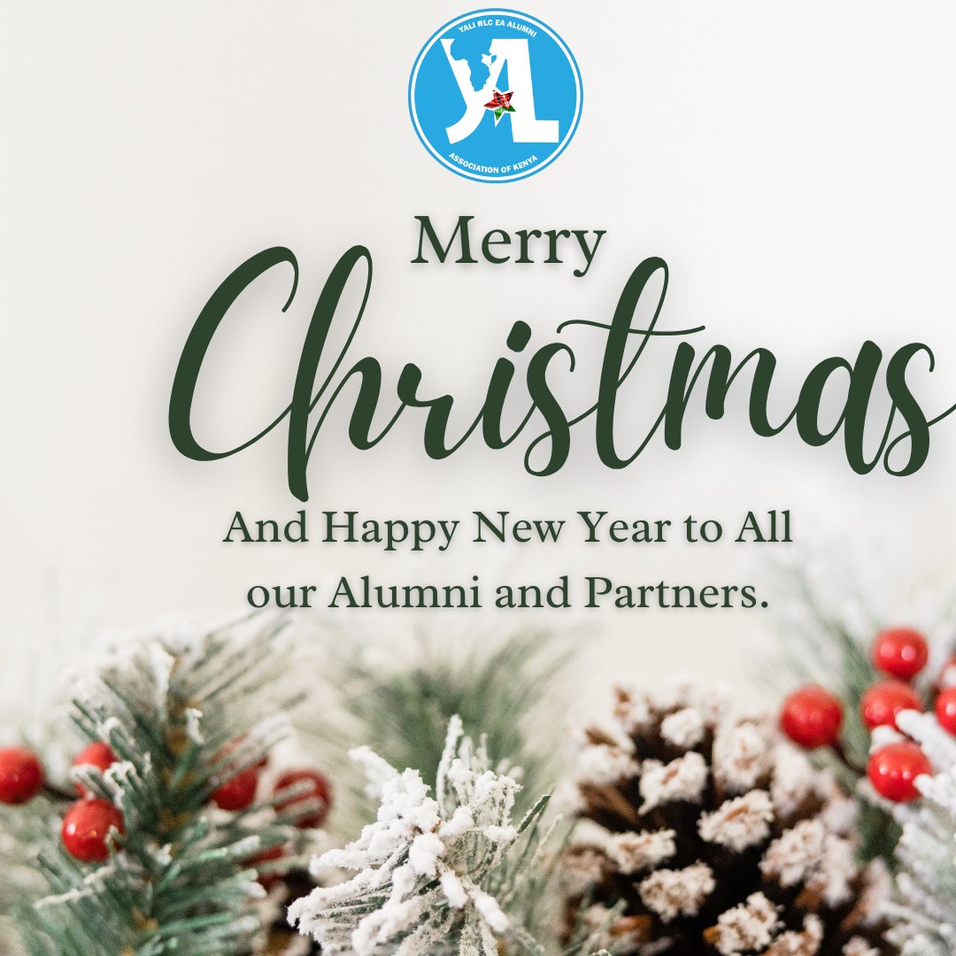 Season’s Greetings from the Executive Committee of YALI RLC EA Alumni Chapter of Kenya!🎄

Esteemed YALI Leader, Partner,

With utmost appreciation and gratitude this 2024, we want to take a moment to extend our warmest wishes to you and your loved ones.

Warmest regards 🙏🙏🙏