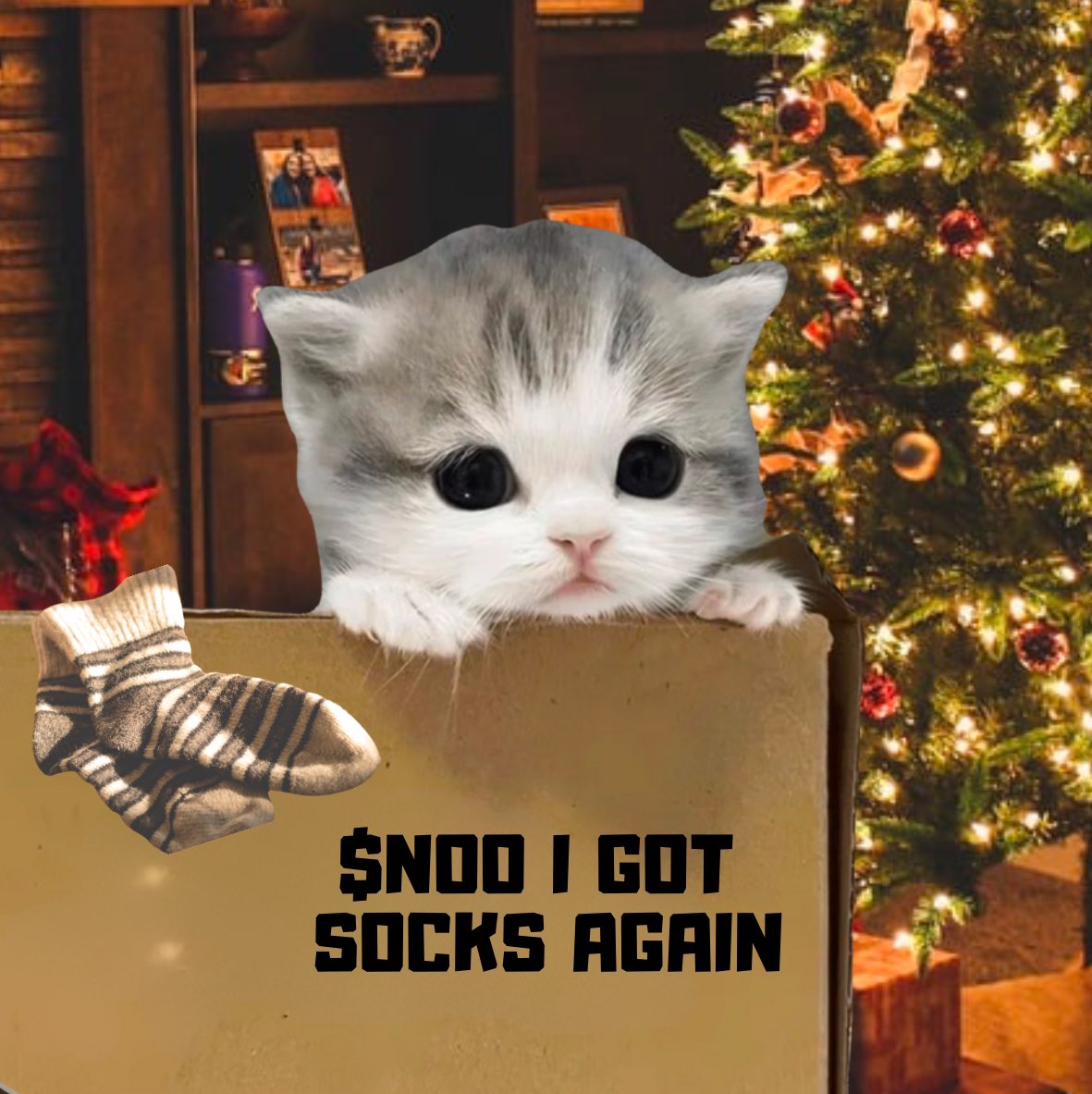 $noo i got socks again for Christmas