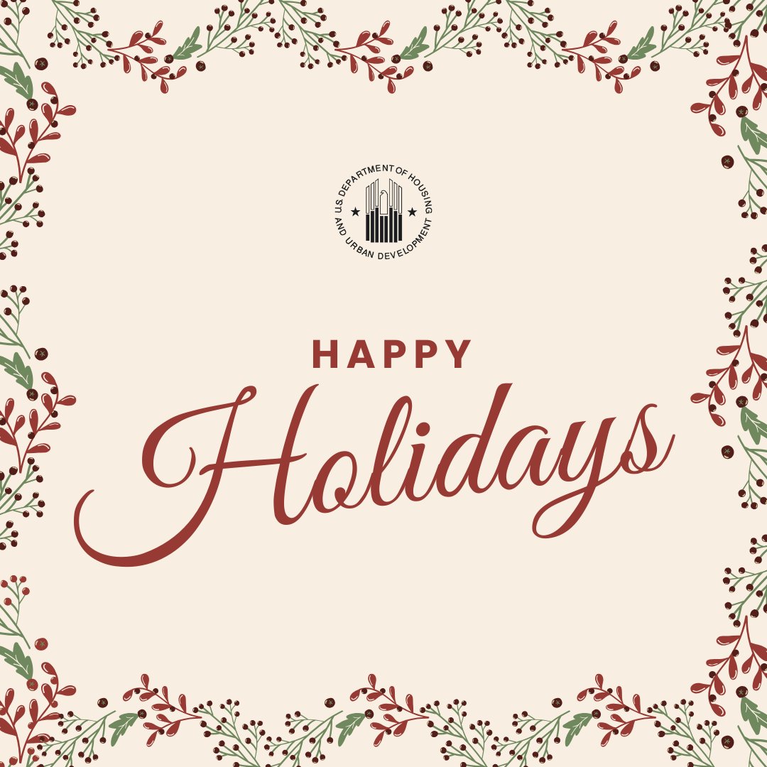 Department of Housing and Urban Development (@hudgov) on Twitter photo From <a href="/DepSecTodman/">The Honorable Adrianne Todman</a> and our entire HUD family, we wish you a wonderful holiday season! From <a href="/DepSecTodman/">The Honorable Adrianne Todman</a> and our entire HUD family, we wish you a wonderful holiday season!