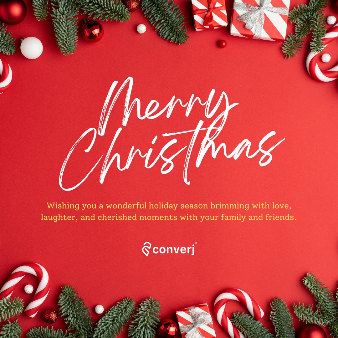 Merry Christmas to you all from the Converj team!
