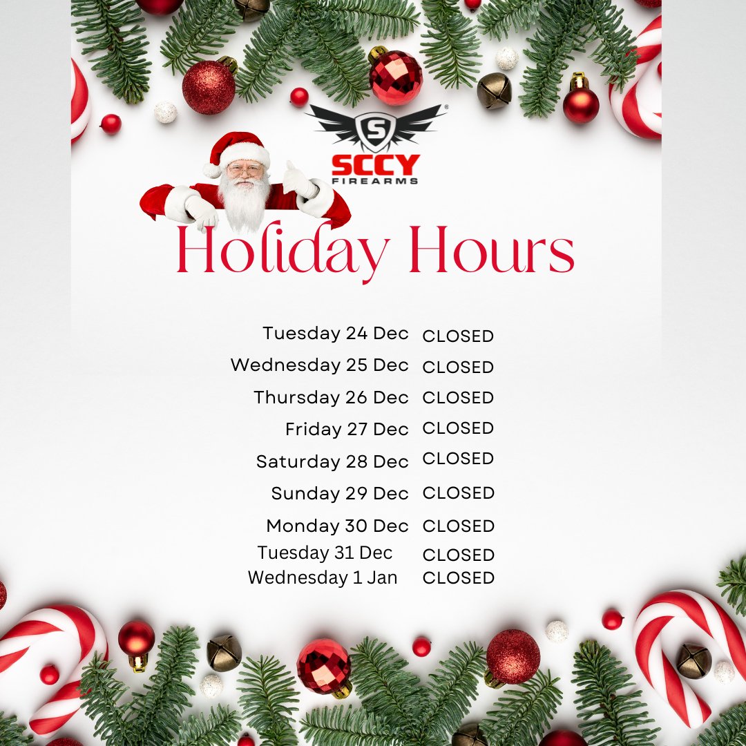 🎄✨ Check out our holiday  hours!!!!!