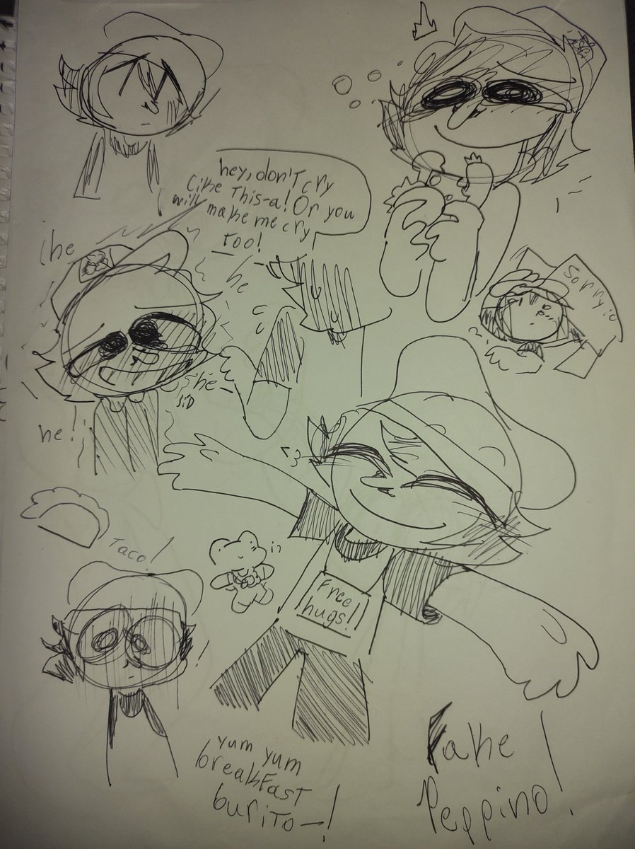 Peppin42's tweet photo. Some old good drawings
#fakepeppino
#fakenoise
#gaydetector
#pizzaface
#thenoise
#pizzatower https://t.co/xfWBJRUtUa