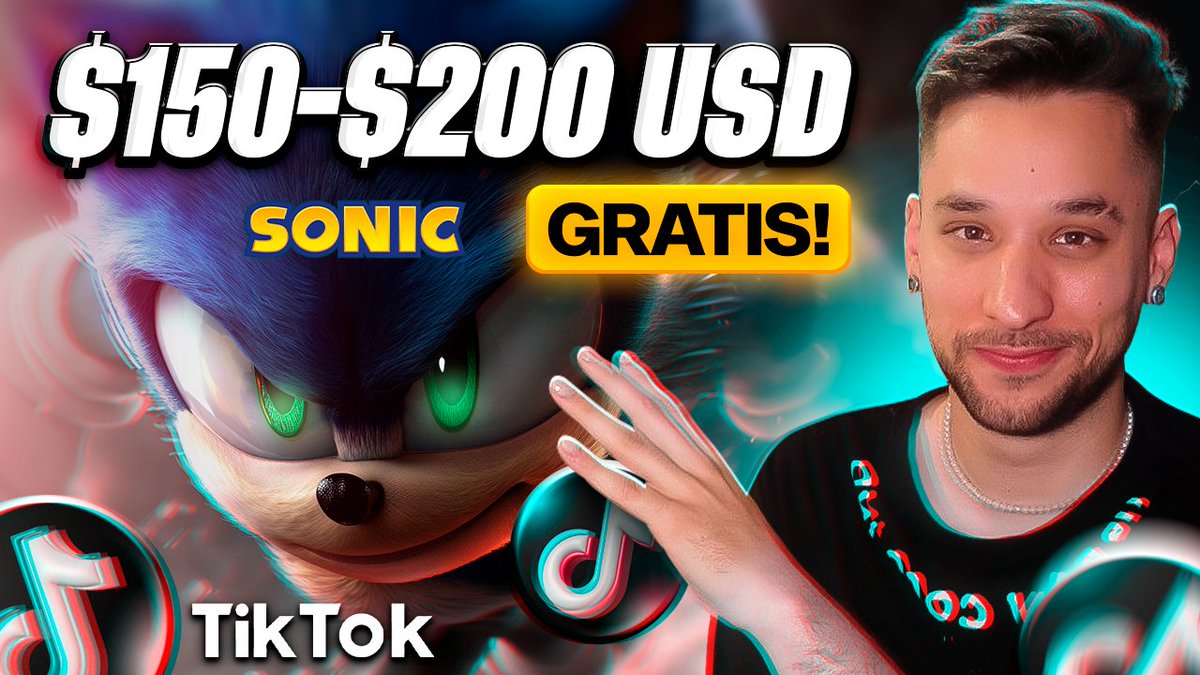 ⚠️Nueva tendencia Cripto:

🌽Los Tap2Earn virales de Telegram ahora desembarcan en TikTok

🪂Ya se puede farmear el primero con TGE en la segunda semana de Enero

🔗Les dejo link del juego y de mi video explicando:
- bit.ly/PlaySonic
- youtube.com/watch?v=bMem9O…