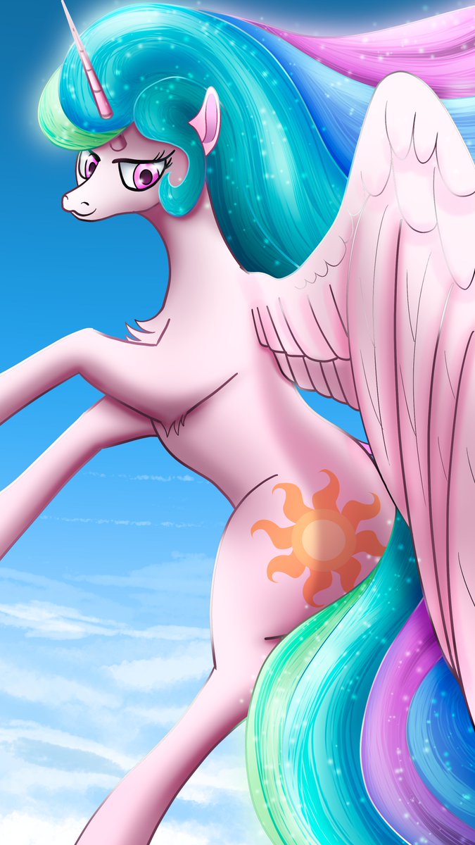 SnipesTZ's tweet photo. Celestia yaaaay https://t.co/Exzr2iPJCy