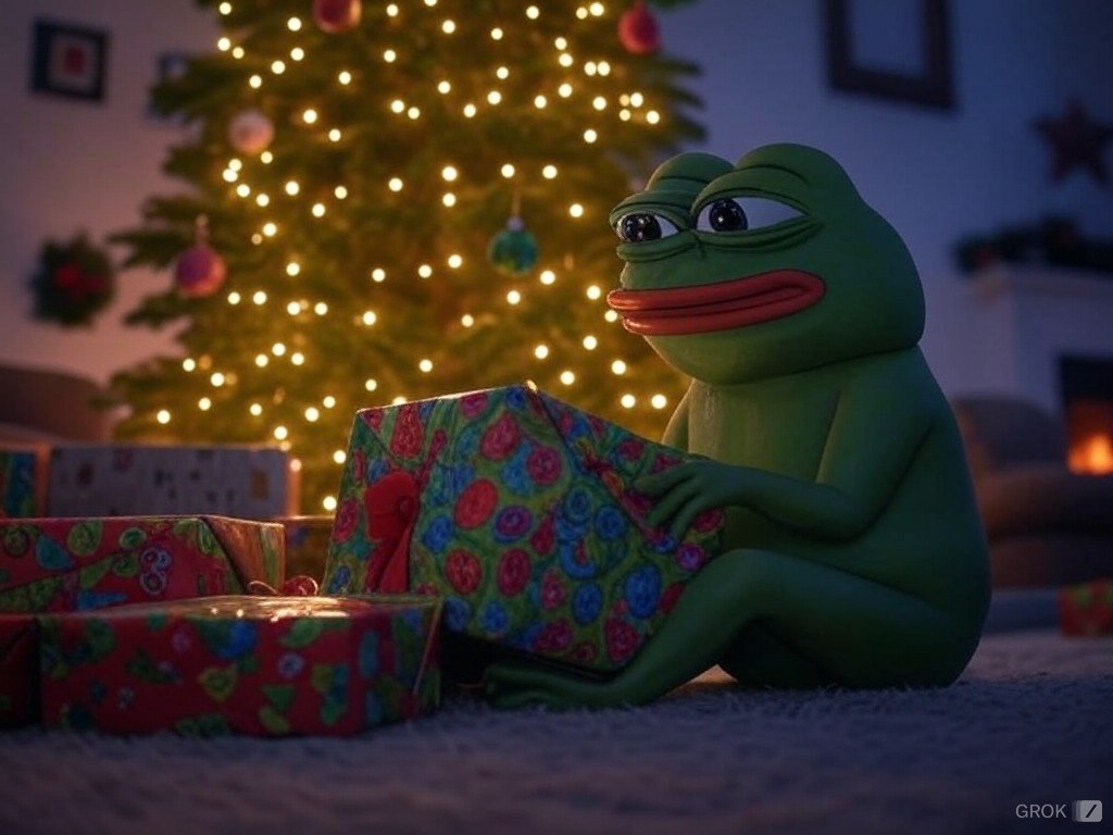just_U_S_A's tweet photo. All I want for #Kekmas is to wake up tomorrow and see a follow from @pepecoins https://t.co/50voB0Fivm