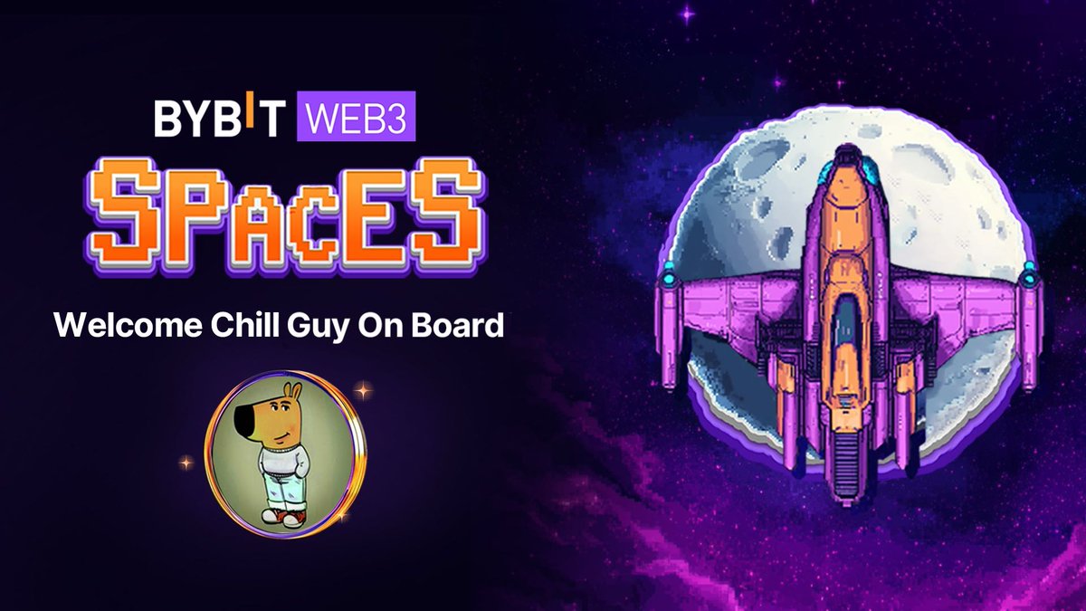 Alpha_Bybit's tweet image. Welcome @chillguyx on board Bybit SpaceS! 🚀

😎 Join the official chill guy app to complete daily tasks, grind for rewards and discover the latest Bybit Web3 x $CHILLGUY campaigns! 

👉 Claim your rewards by completing the Bybit SpaceS task in the Chill Guy Telegram Mini-app!…