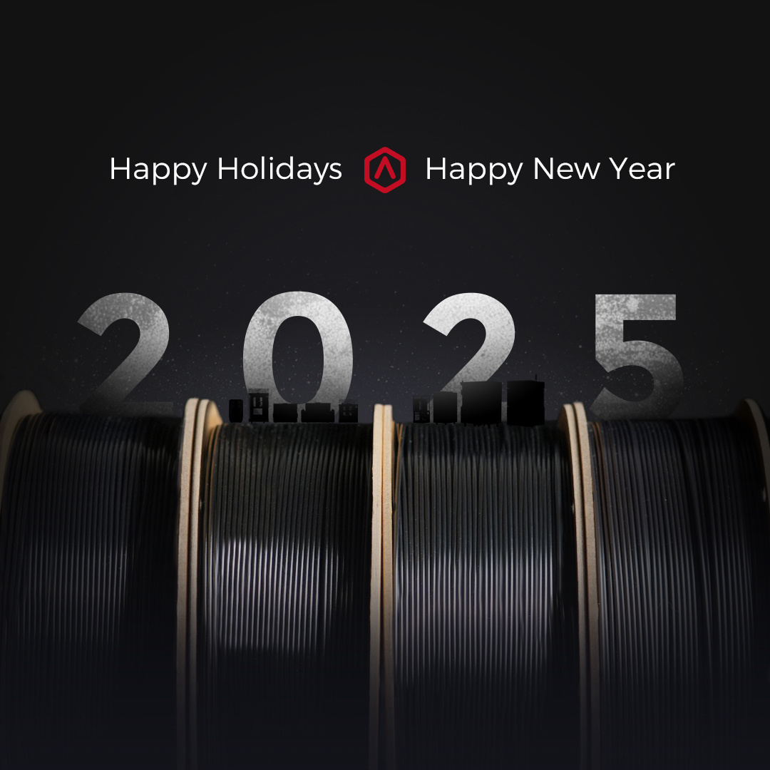 Raise3D's tweet photo. As 2024 draws to a close, we at Raise3D wish you and your family Happy Holidays, and a very Happy New Year filled with love and laughter!
We appreciate your support and look forward to serving your needs even better in the coming year!
#Raise3D #HappyHolidays #HappyNewYear2025 https://t.co/OwpvLCnZOc