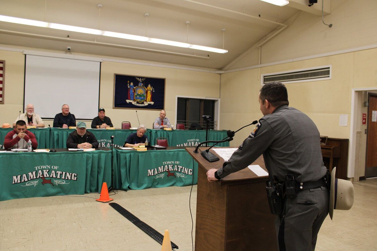 Mamakating welcomes new Sergeant
Proclaims ‘Goodie Maier Day’ after centenarian 

buff.ly/41VIeo2? 

#news #latestnews #newsoftheday #localnewspaper #localnews #sullivancatskills #catskills #newyork #sullivancountydemocrat