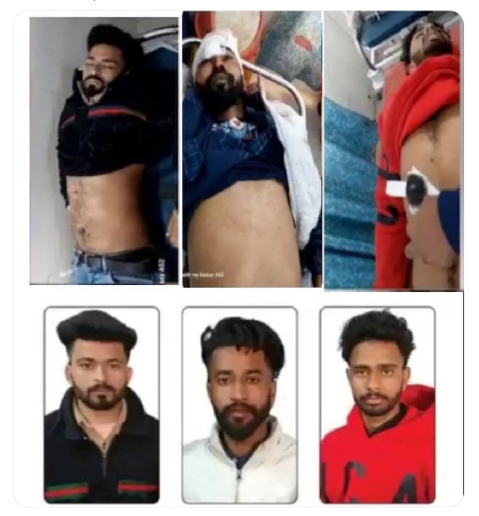 The first image depicts the atrocities committed by the Mughals!

The second image depicts the atrocities committed by the Indian government!