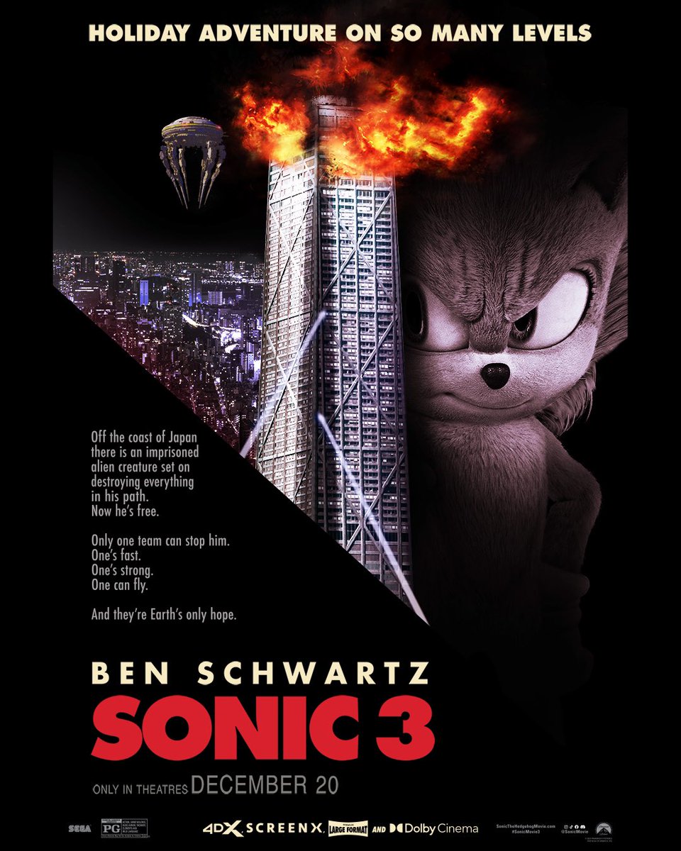 Sonic 3 is a Christmas movie. #SoniceMovie3