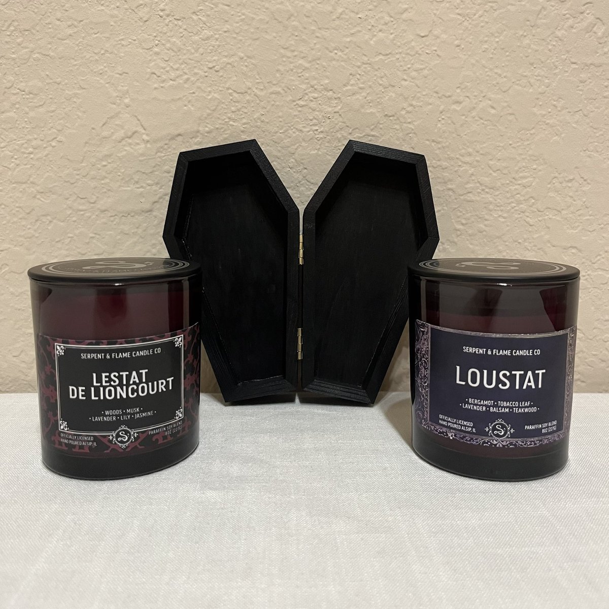 <a href="/SerpentandFlame/">• Serpent & Flame Candle Co. • 🐍🕯</a> and USPS came through and I got my #iwtv candles in time for the holiday! ❤️