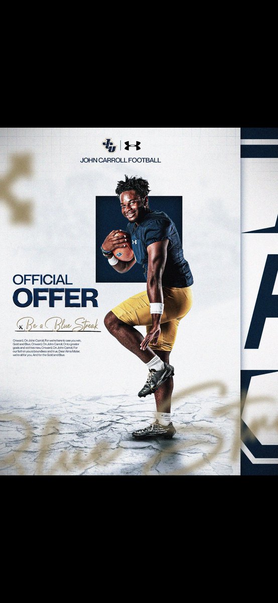 Cooper Josefczyk (@cooperjosefczyk) on Twitter photo Blessed to have received an offer from John Carrol University! Thank you <a href="/FBCoachTJ/">Travis James 🇺🇸</a> and <a href="/Jeff_Behrman/">Jeff Behrman</a>!
Praise God✝️ Blessed to have received an offer from John Carrol University! Thank you <a href="/FBCoachTJ/">Travis James 🇺🇸</a> and <a href="/Jeff_Behrman/">Jeff Behrman</a>!
Praise God✝️
