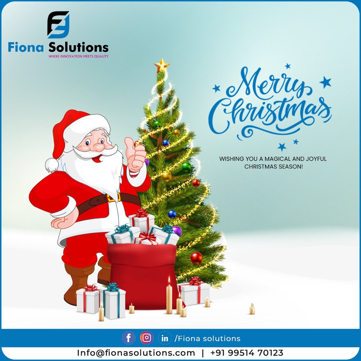 FionaSolutions's tweet image. 🎄✨ Merry Christmas from Fiona Solutions! 🎅🎁

This festive season, Fiona Solutions sends warm wishes to all our amazing clients, partners, and team members. May your Christmas be filled with magic, joy, and cherished moments with loved ones