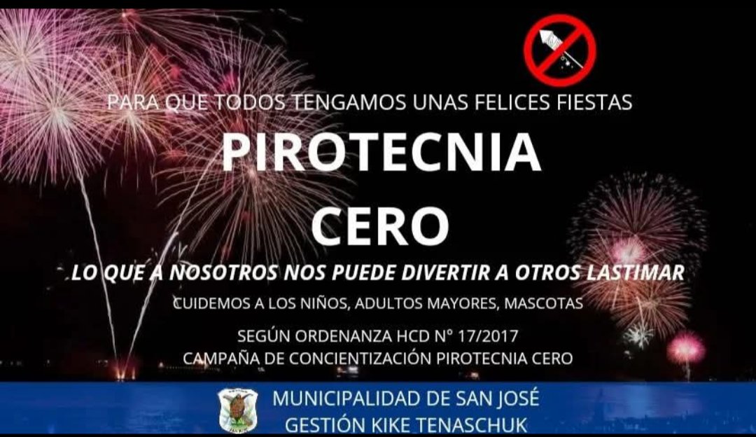 Todos tenemos derecho a pasar una Nochebuena en paz. Nos respetamos entre todos.