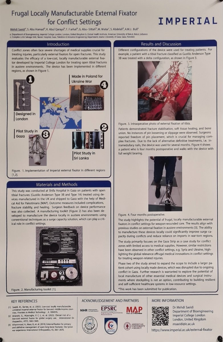 Mehdi Saeidi (@drmehdisaeidi) on Twitter photo It was a pleasure attending the 1st <a href="/ICRC/">ICRC</a> Conference on Weapon-Wounded Care in #Geneva. I'd like to thank Dr Rahul Koti for inviting me to share our experience in frugal innovations.
It was an honour to meet Dr Paul Ley, who kindly helped me demonstrate our device.
<a href="/MskMechanics/">Musculoskeletal Mechanics Group</a> It was a pleasure attending the 1st <a href="/ICRC/">ICRC</a> Conference on Weapon-Wounded Care in #Geneva. I'd like to thank Dr Rahul Koti for inviting me to share our experience in frugal innovations.
It was an honour to meet Dr Paul Ley, who kindly helped me demonstrate our device.
<a href="/MskMechanics/">Musculoskeletal Mechanics Group</a>
