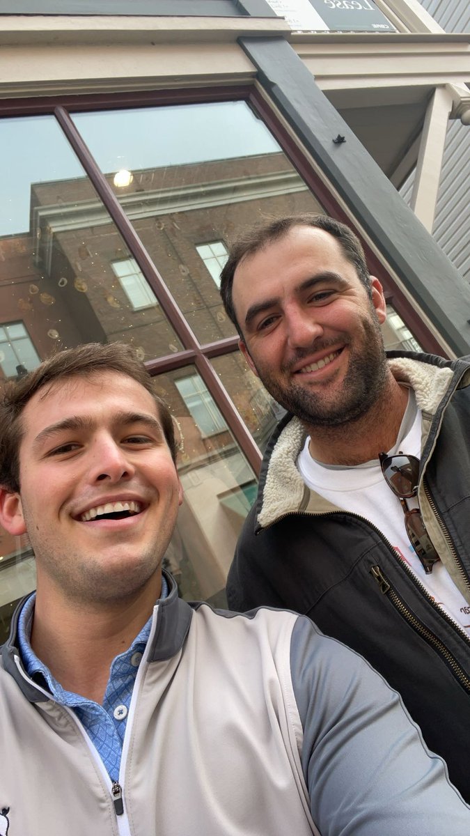 Just ran into the boy, told him I was a 13.1 handicap