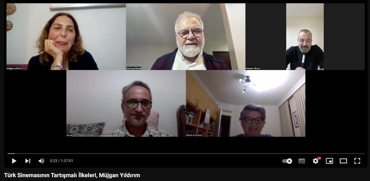 Müjgan Yıldırım’ın Maltepe Konuşmaları kapsamında yaptığı “Türk Sinemasının Tartışmalı İlkeleri” konuşmasına aşağıdaki YouTube limkinden erişebilirsiniz:

youtube.com/watch?v=i-7loV…