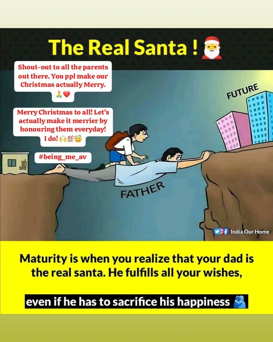 being_me_av's tweet image. #AVlog 316: #merrychristmas 

Shout-out to all the parents out there. You ppl make our Christmas actually Merry. 🙏❤️

Merry Christmas to all! Let's actually make it merrier by honouring them everyday!
I do! 🙌💯😇

#being_me_av