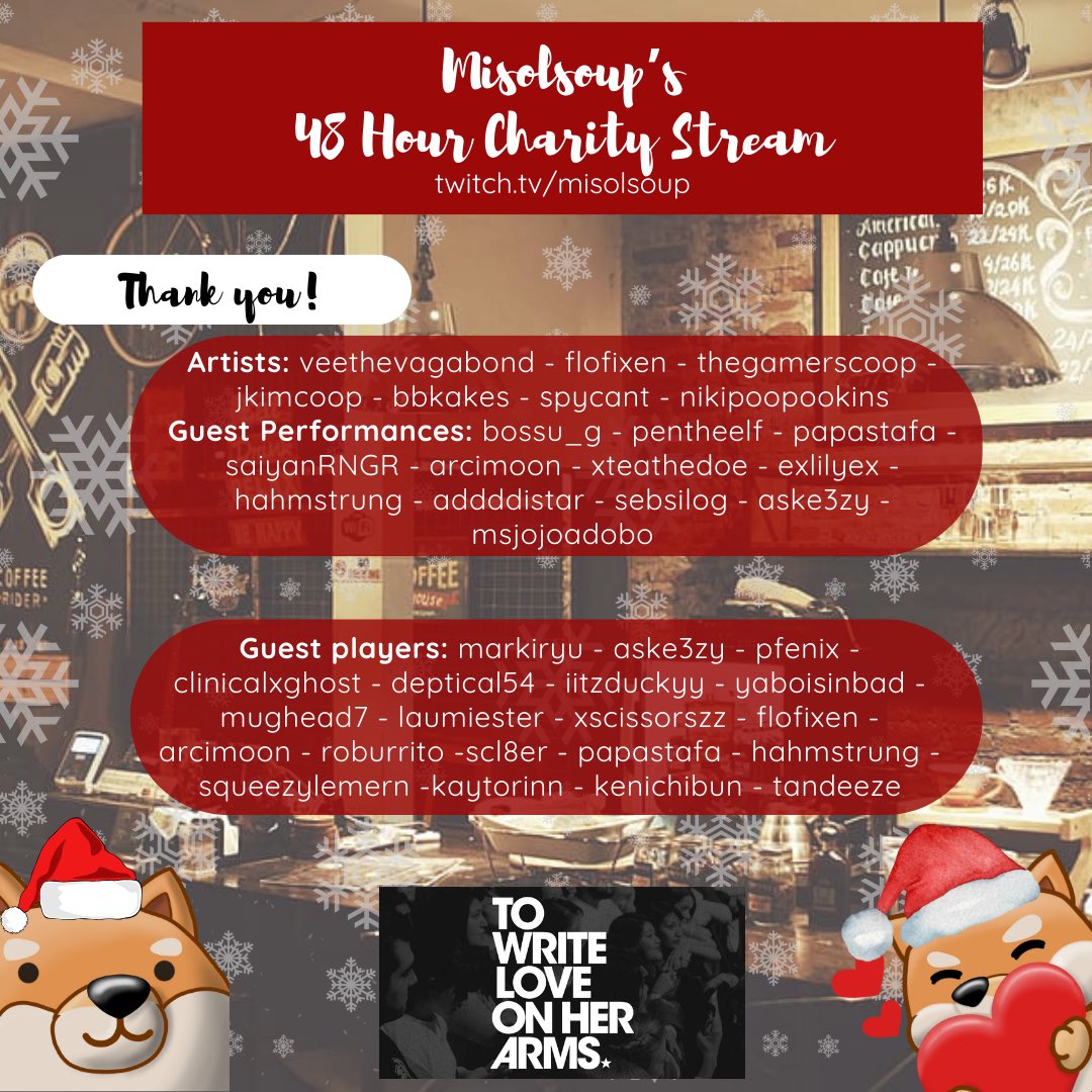 Thankful for beautiful friends and a beautiful community 💕 Happy holidays and thank you so much from the bottom of my heart