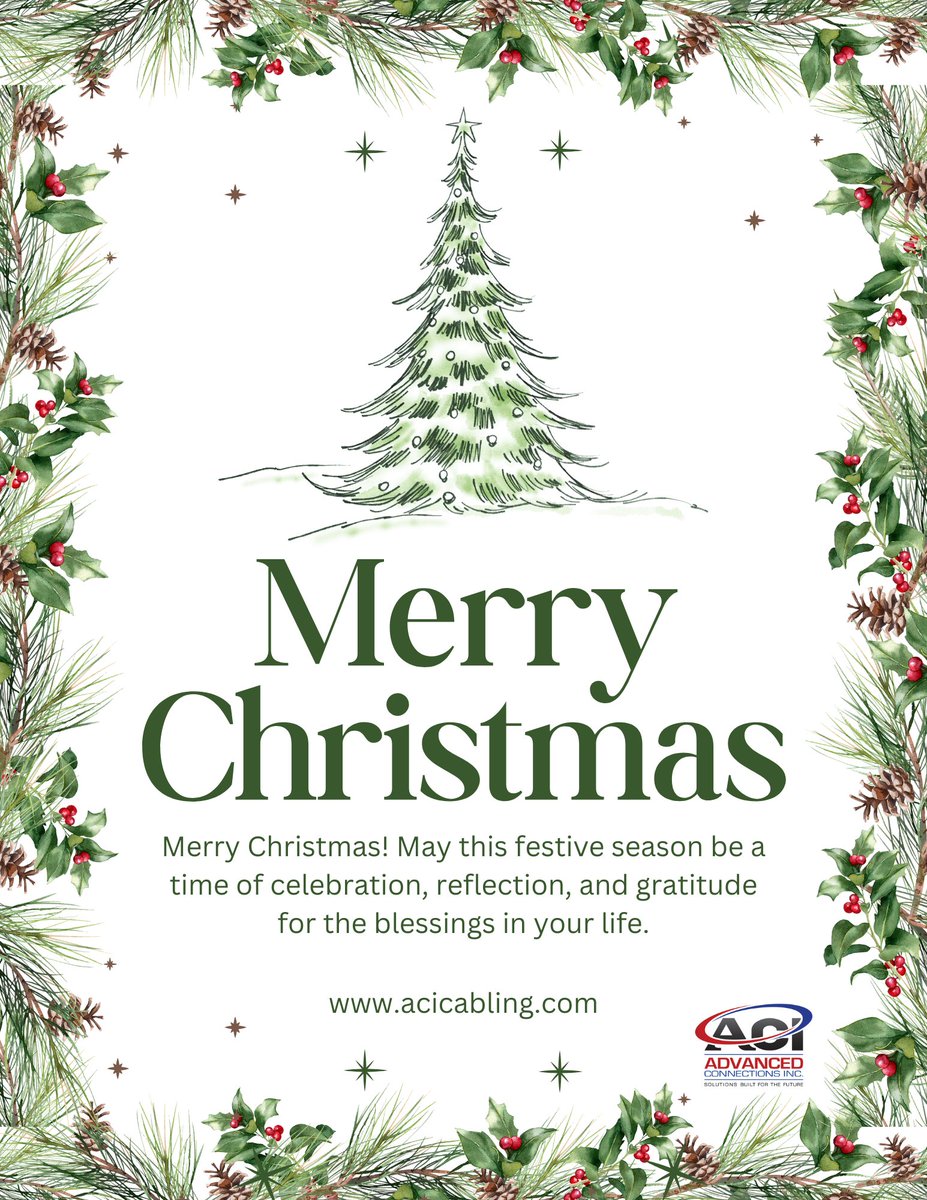acicabling's tweet photo. Merry Christmas from ACI. https://t.co/n77wdVZcUe