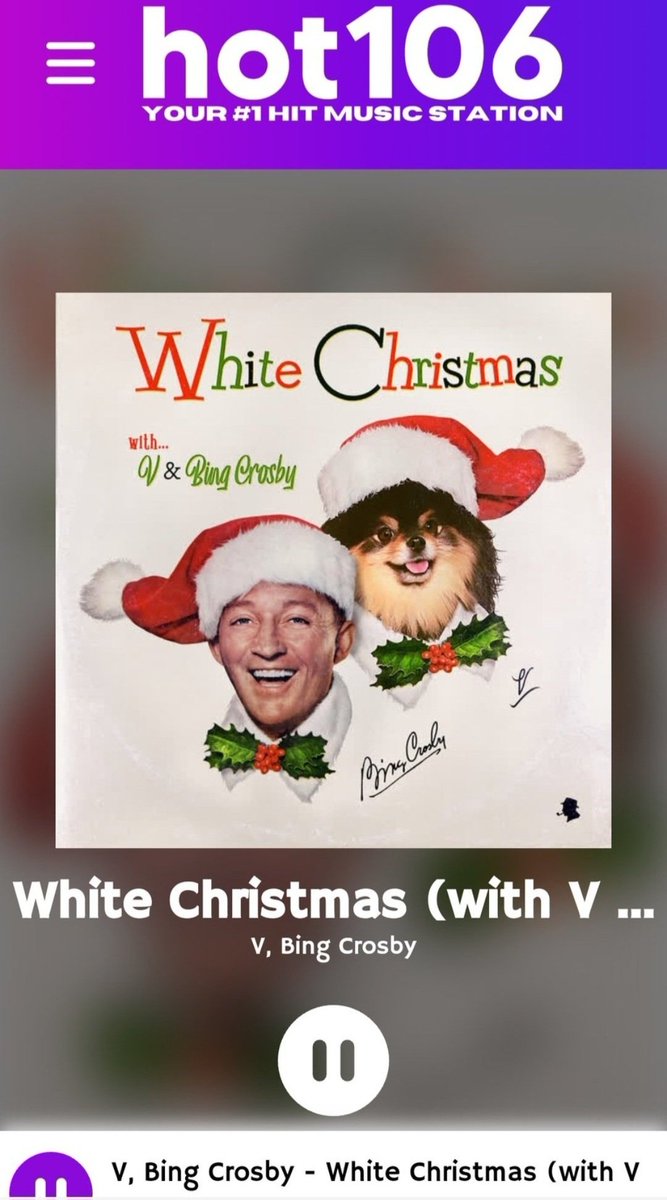 _TK_Supporter's tweet image. Thank you for playing Taehyung's songs all day, every day
              on @itsHOT106
                        💚💜
         #Blue #WhiteChristmas 
                     #4oClock