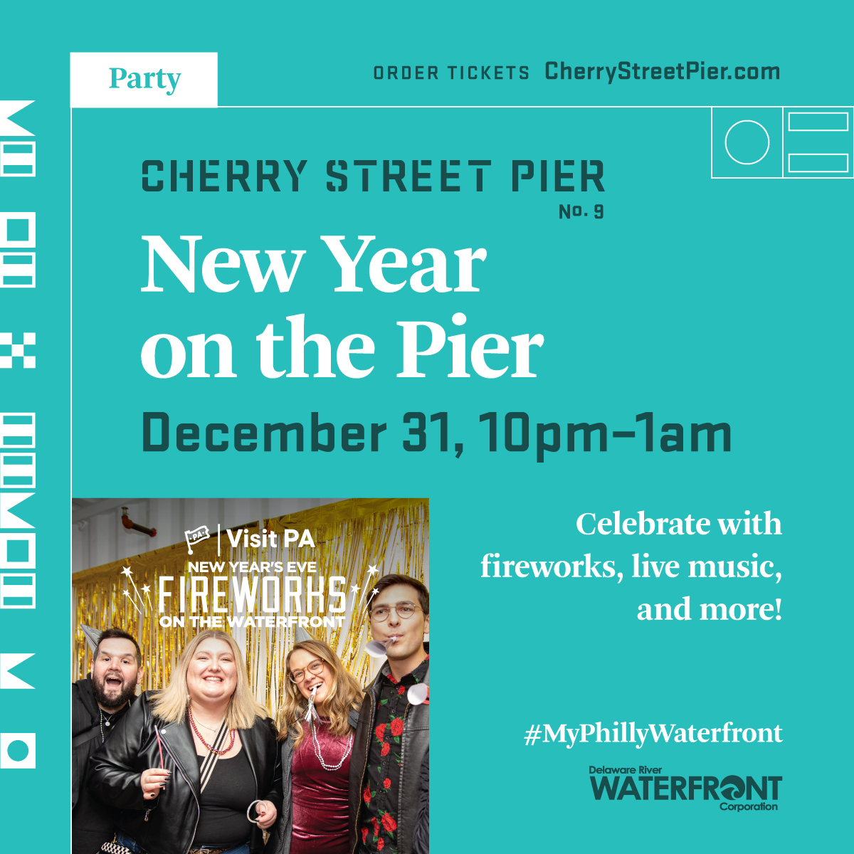 The holiday season is in full swing! Tickets are selling fast for <a href="/IBXRiverRink/">Independence Blue Cross RiverRink</a> Winterfest and <a href="/cherrystpier/">Cherry Street Pier</a> #NYE Parties. Reserve your spot now to ring in 2025 in style on the Delaware River Waterfront.  

bit.ly/3bbYSTp 

#MyPhillyWaterfront #RiverRink #HolidayWeek