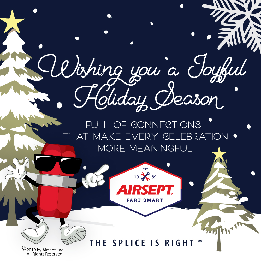📷 Season's Greetings from Airsept!
This holiday, we celebrate the partnerships and trust that fuel our innovation. Here’s to continued success, connection, and joy in the New Year!  📷
#HolidayGratitude  #AirSept #ServiceSolutions #Technician #hvac #aftermarket