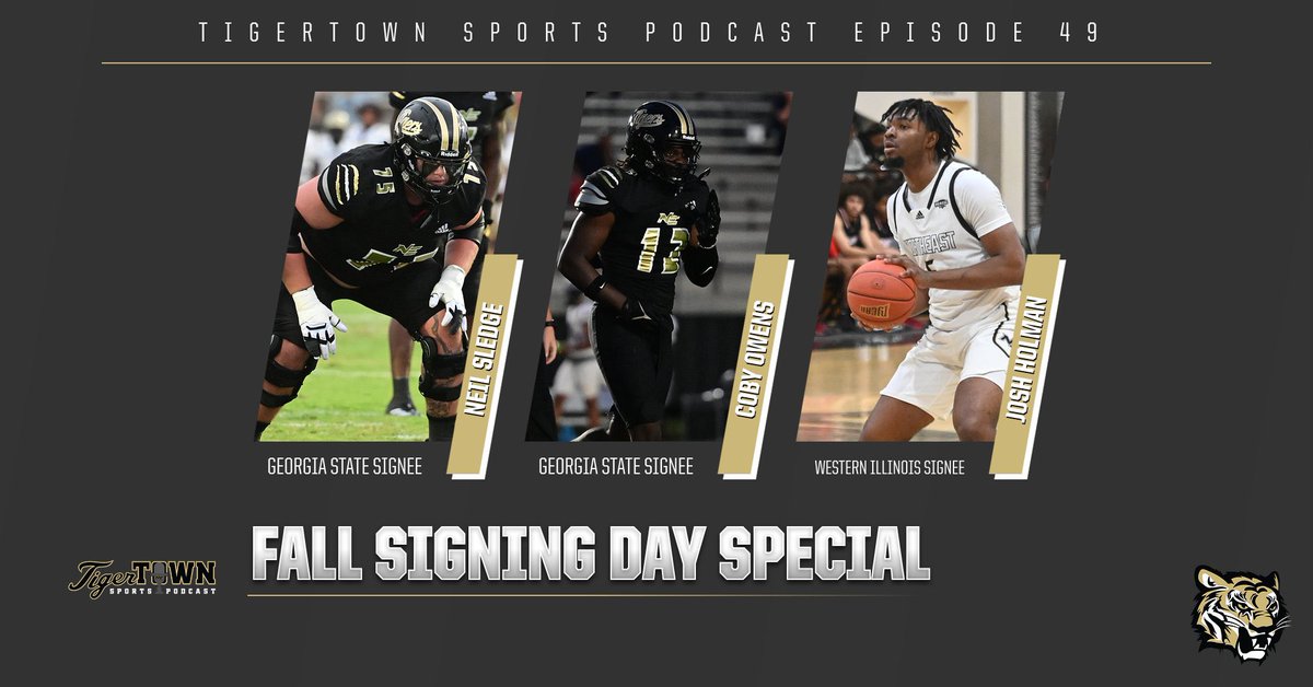 Northeast Tigers (@nemcctigers) on Twitter photo ATH | Episode 4οΈβ£9οΈβ£ of the TigerTown Sports Podcast is live with a special fall signing day episode!
It features interviews with π players Coby Owens & Neil Sledge plus <a href="/NEMCCBasketball/">NEMCCMen'sBasketball</a>βs Josh Holman!
πΊ bit.ly/TigerTownPodE49
π» bit.ly/TigerTownAudio
π― #TigerTown ATH | Episode 4οΈβ£9οΈβ£ of the TigerTown Sports Podcast is live with a special fall signing day episode!
It features interviews with π players Coby Owens & Neil Sledge plus <a href="/NEMCCBasketball/">NEMCCMen'sBasketball</a>βs Josh Holman!
πΊ bit.ly/TigerTownPodE49
π» bit.ly/TigerTownAudio
π― #TigerTown