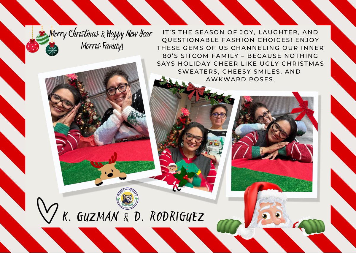 Have a wonderful Holiday Season Morris Families! See you all again next year on Tuesday, January 7, 2025!