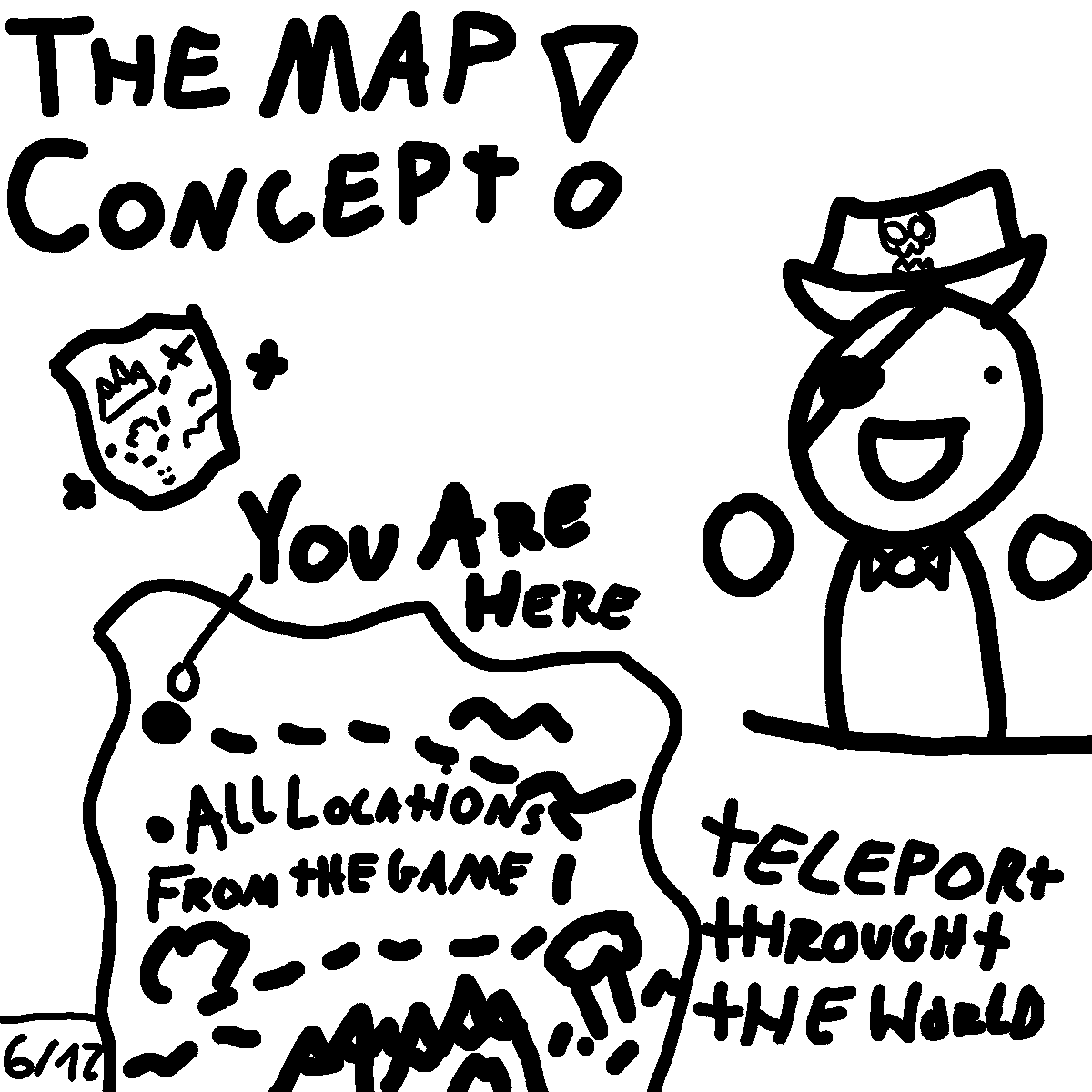6/12 The Map Concept! 📜 🌊
#roblox #robloxdev
- This will be teleport of the game! Teleporting cutscene will be diffrent from the place you will teleport to &amp; from. 🗻
- The Map will have secrets &amp; add some things to game's story line! 🏝