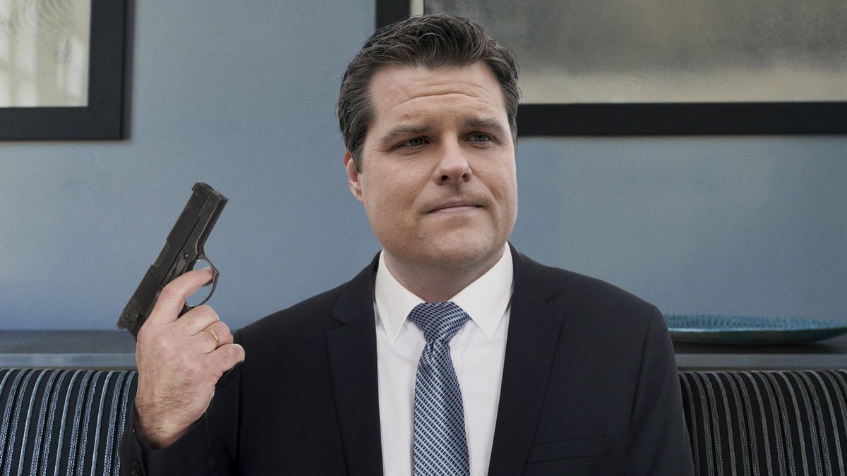 DougWahl1's tweet photo. Should Matt Gaetz be prosecuted, just like Hunter, for buying firearms without revealing his addiction to cocaine?
Your thoughts? https://t.co/SXepcqygSv