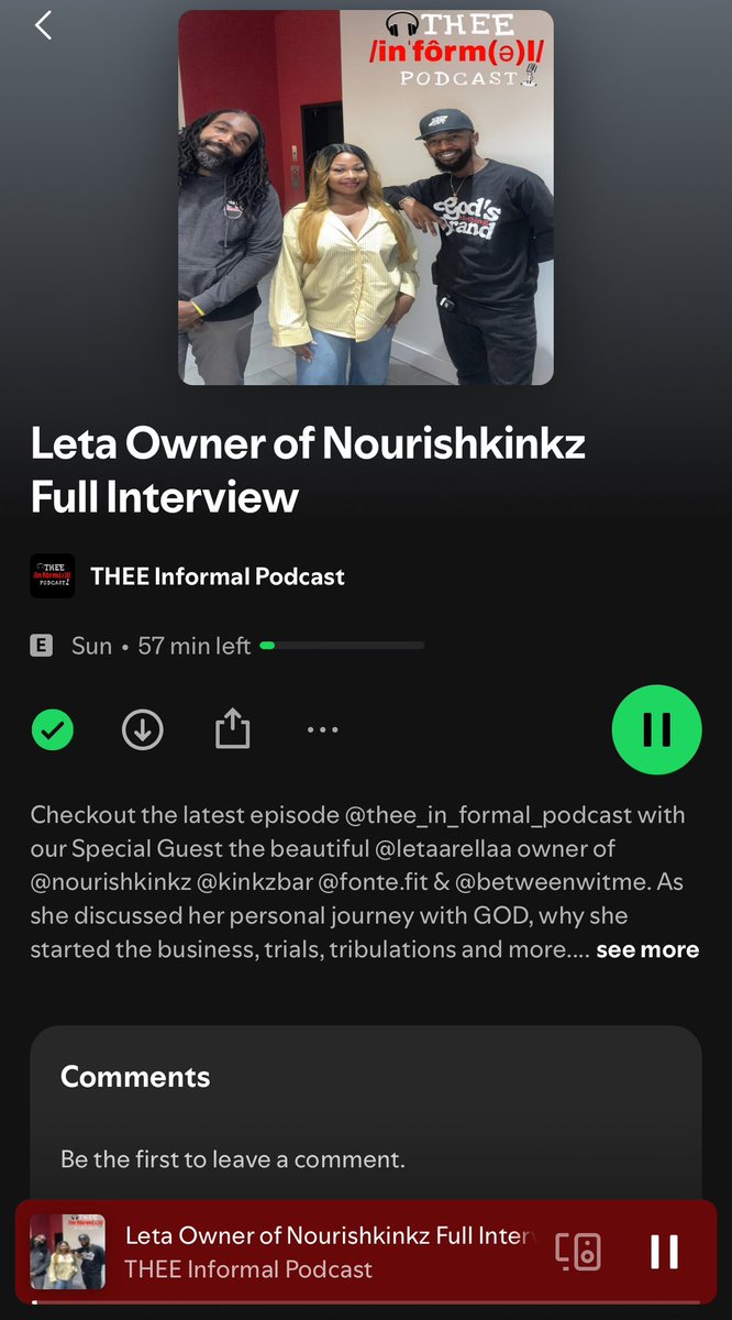 Lock 🔐 In <a href="/TheInformalPod1/">TheeInformalPodcast</a> on all audio platforms <a href="/Audacy/">Audacy</a> <a href="/Spotify/">Spotify</a> <a href="/ApplePodcasts/">Apple Podcasts</a> &amp; more. Checkout our latest episode with <a href="/BigPeteJrMMG/">PeterJ</a> &amp; <a href="/informal_spain_/">Spain</a> and our special guest. #theeinformalpodcast #podcast #media #conversation