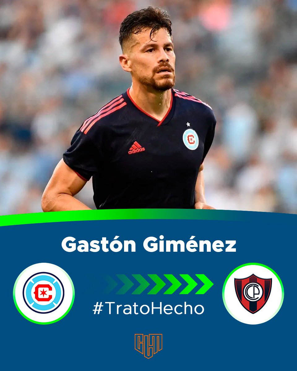 CLMerlo's tweet photo. 🚨Gastón Giménez es nuevo refuerzo de Cerro Porteño. Diego Martínez lo había querido llevar a Boca y ahora lo tendrá en Paraguay. 
*️⃣Ya cruzan documentos con Chicago Fire y se espera que el mediocampista firme hasta diciembre de 2026. #TratoHecho https://t.co/fL98e2wfnl