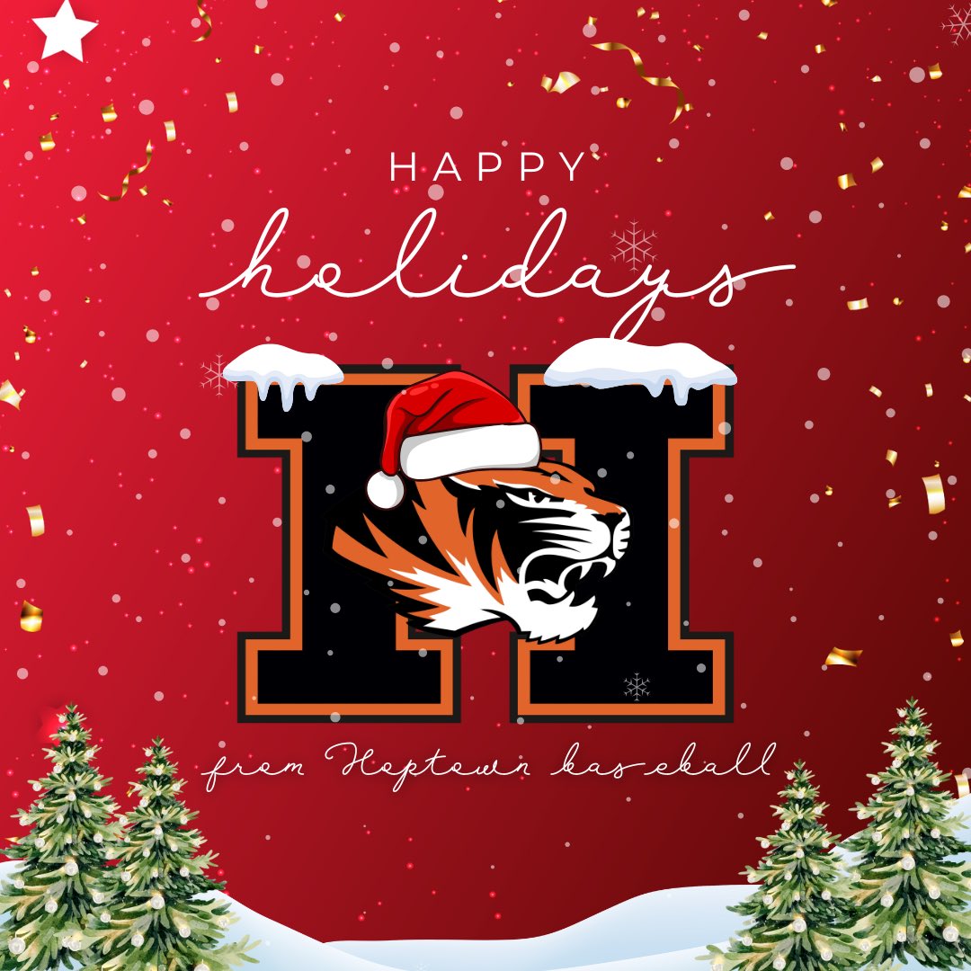 BaseballHoptown's tweet image. Happy holidays from Tiger Baseball! 🐅
#TTG 🐅