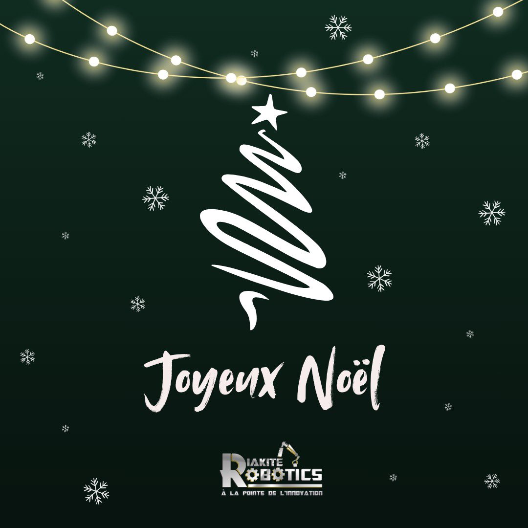 RoboticsDiakite's tweet image. C’est le Noël 🎄‼️

Nous croyons que chaque innovation est un cadeau pour l&apos;avenir. En cette période festive, toute l&apos;équipe de Diakité Robotics vous souhaite un Noël magique, à vous et à vos proches 🎄🎁.

Merci pour votre fidélité 🤝🏽 !

#DiakitéRobotics #NoëlAvecDiakiteRobotics…