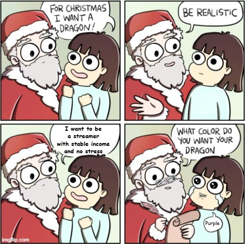 streamlabs's tweet photo. Did you remember to ask Santa for more viewers or that dope brand deal? https://t.co/a6LmldJ2zr