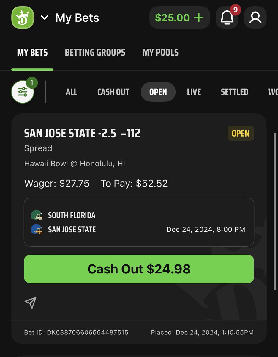 AnthonyStepno's tweet photo. @DKSportsbook #slipsmas https://t.co/4dTp7k6sVz