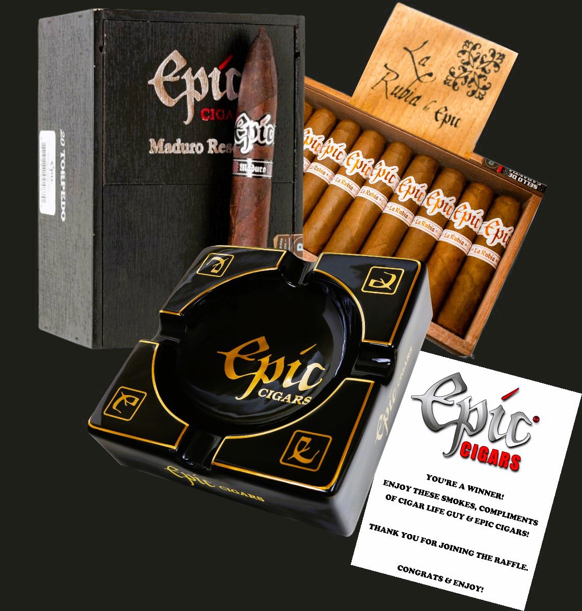 Congratulations Ronald B from Tampa. Winner of Cigar Life Guy’s Big Raffle at Ybor Cigar Festival courtesy of <a href="/epiccigars/">Epic Cigars ™</a> 🔥🔥🔥 What a great day! Check your mailbox 💨💨💨
