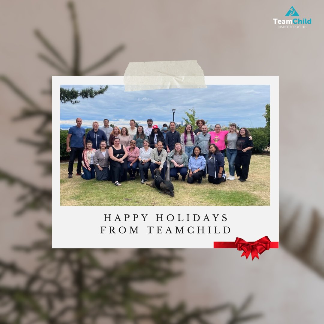 TeamChild's tweet photo. As we close out another impactful year, the TeamChild staff would like to extend our warmest wishes to you and your loved ones this holiday season. We look forward to continuing this important work in the new year! https://t.co/soz3Qf6z0C