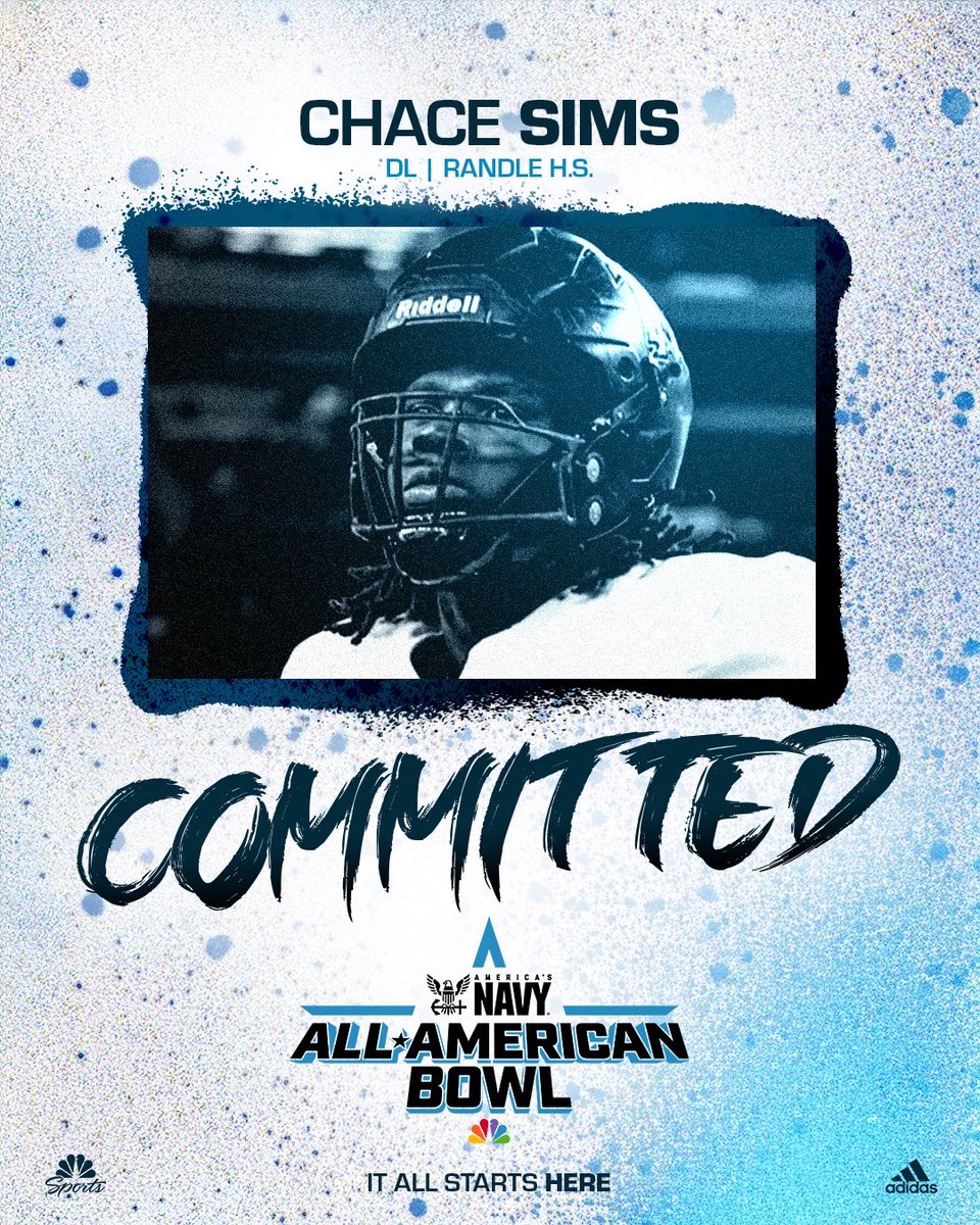 Navy All-American Bowl (@aabonnbc) on Twitter photo State Champ π
Chace Sims (<a href="/Chace_Sims/">Chace Sims</a>) has committed to the 2025 Navy All-American Bowl.
#GigEm π
#NavyAAB πΊπΈ <a href="/AmericasNavy/">America's Navy</a> State Champ π
Chace Sims (<a href="/Chace_Sims/">Chace Sims</a>) has committed to the 2025 Navy All-American Bowl.
#GigEm π
#NavyAAB πΊπΈ <a href="/AmericasNavy/">America's Navy</a>
