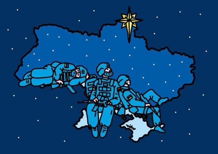 uarmy_bts's tweet photo. З Різдвом!

Малюнок: Нікіта Тітов https://t.co/Tp5wBmpcaC